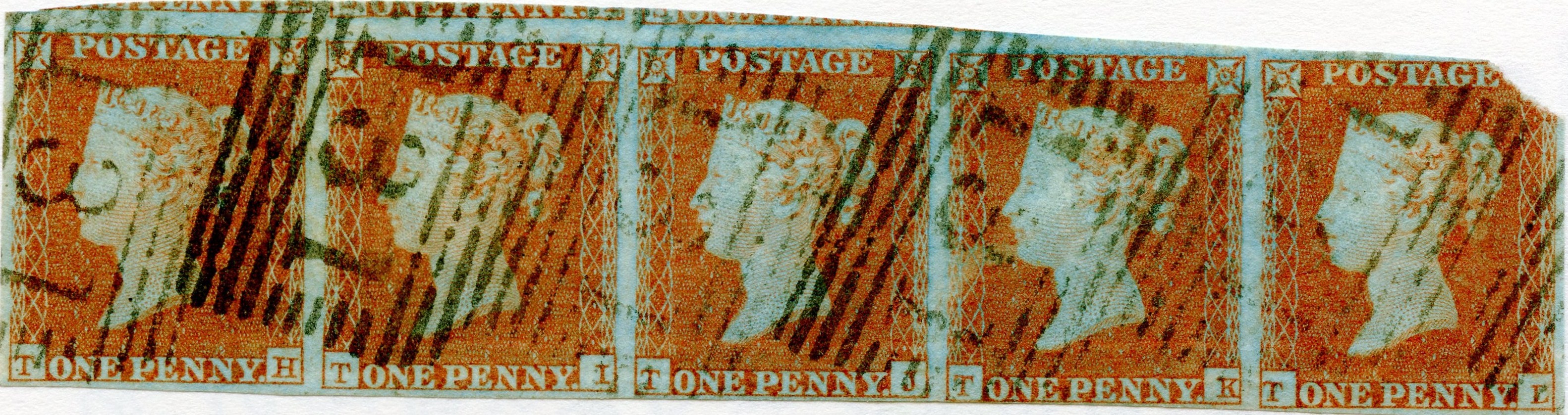 Plate 107 T-H, T-I, T-J, T-K, T-L