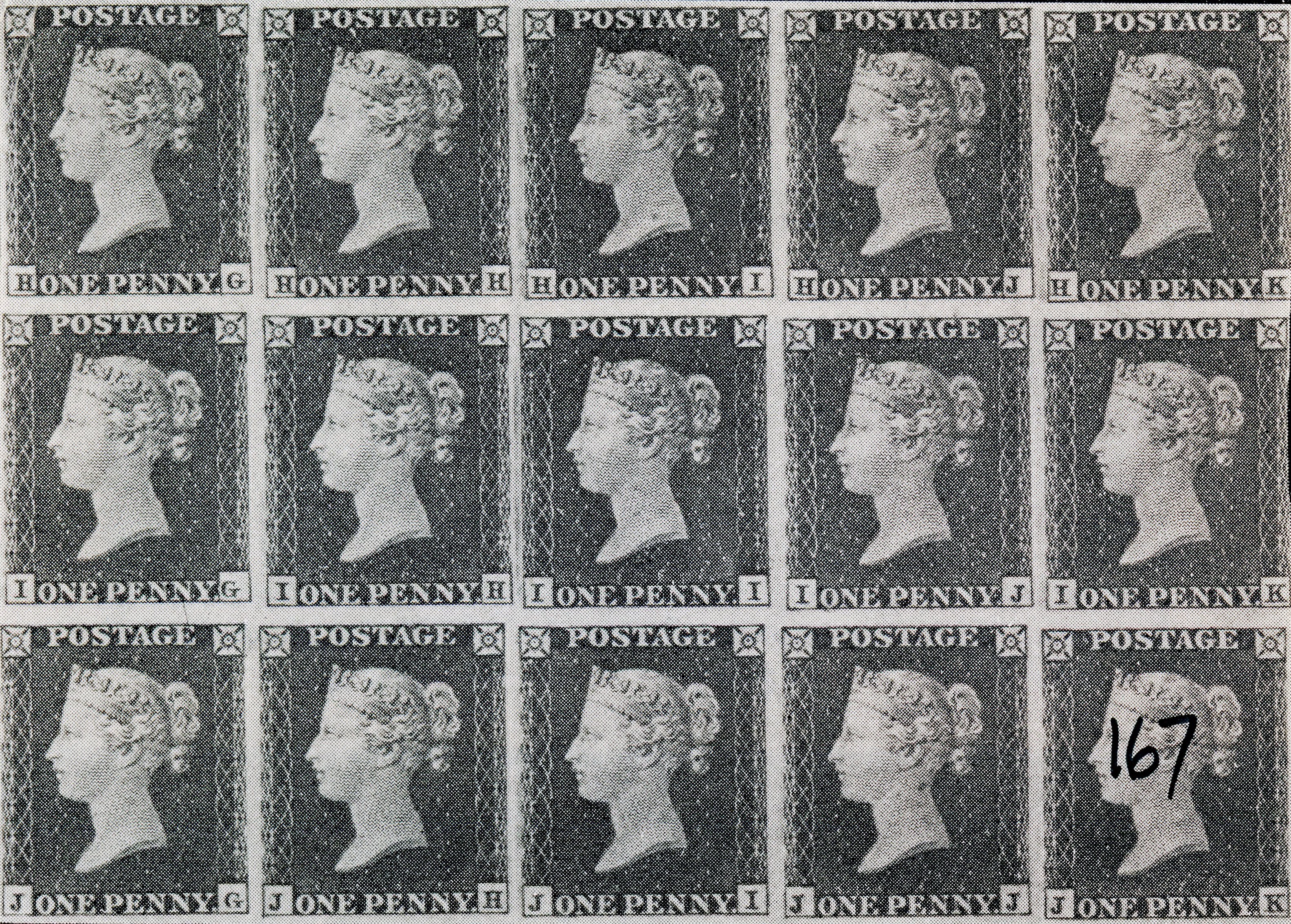 Plate 167 H-K, H-G, H-H, H-I, H-J, I-K, I-G, I-H, I-I, I-J