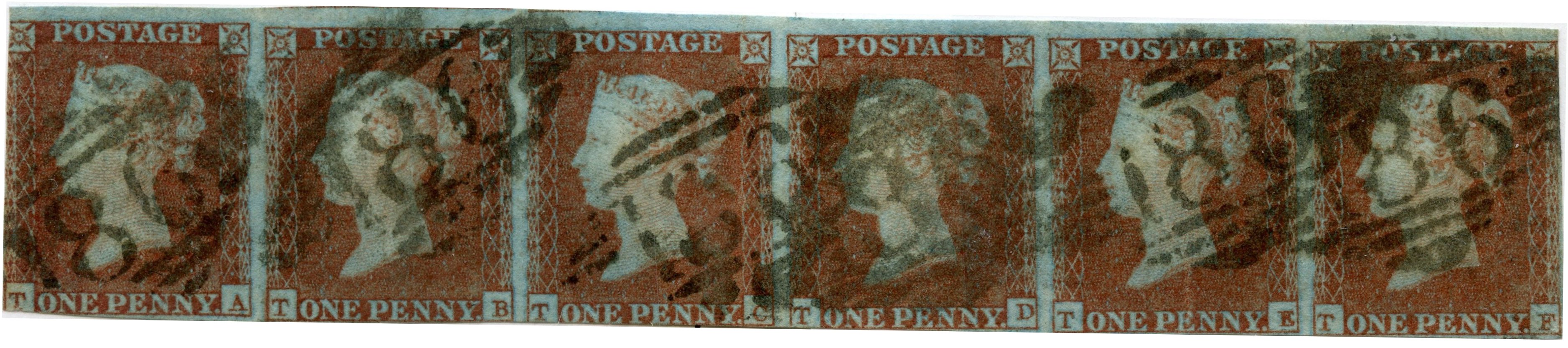 Plate 108 T-A, T-B, T-C, T-D, T-E, T-F