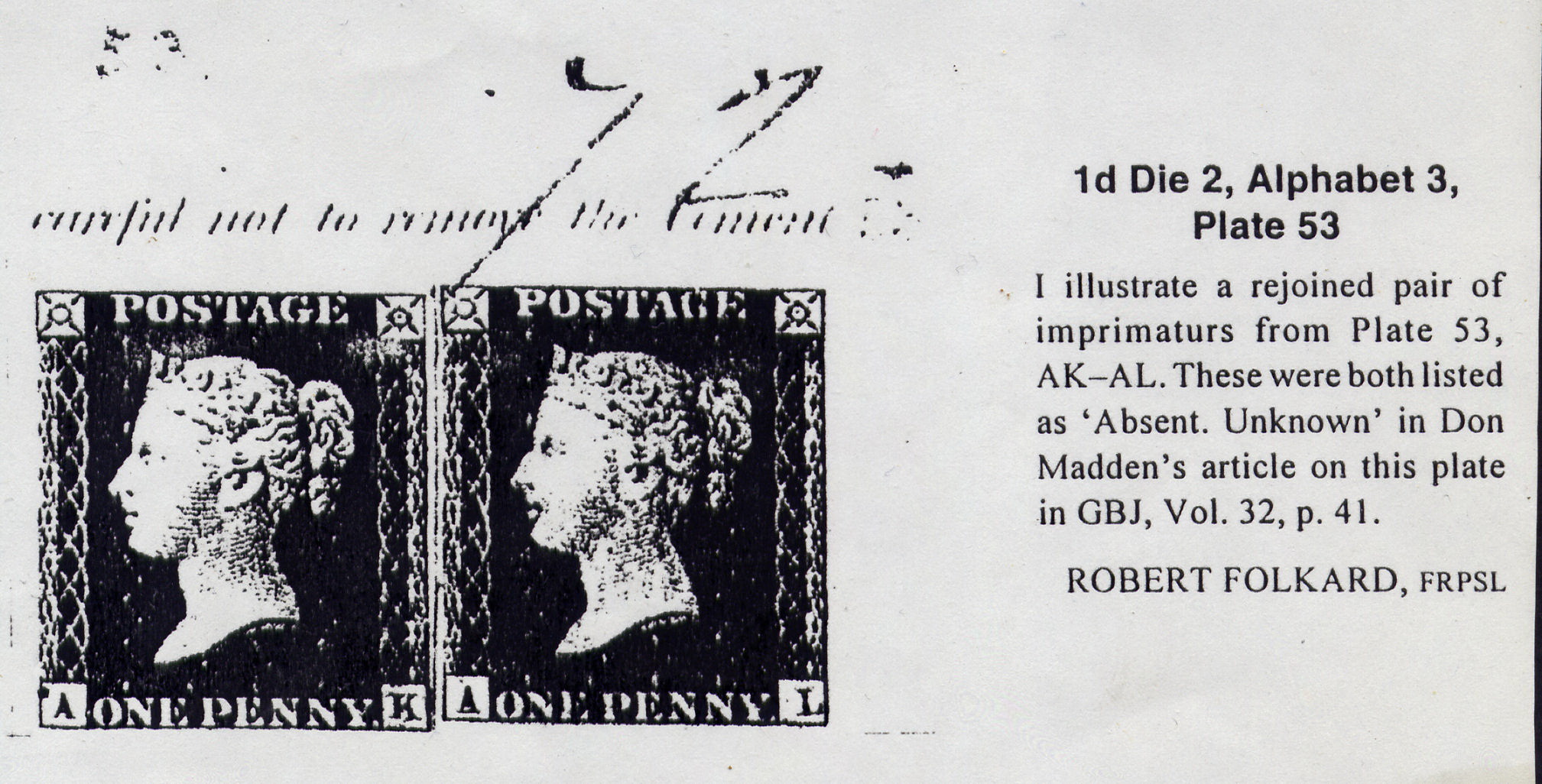Plate 53 A-K, A-L