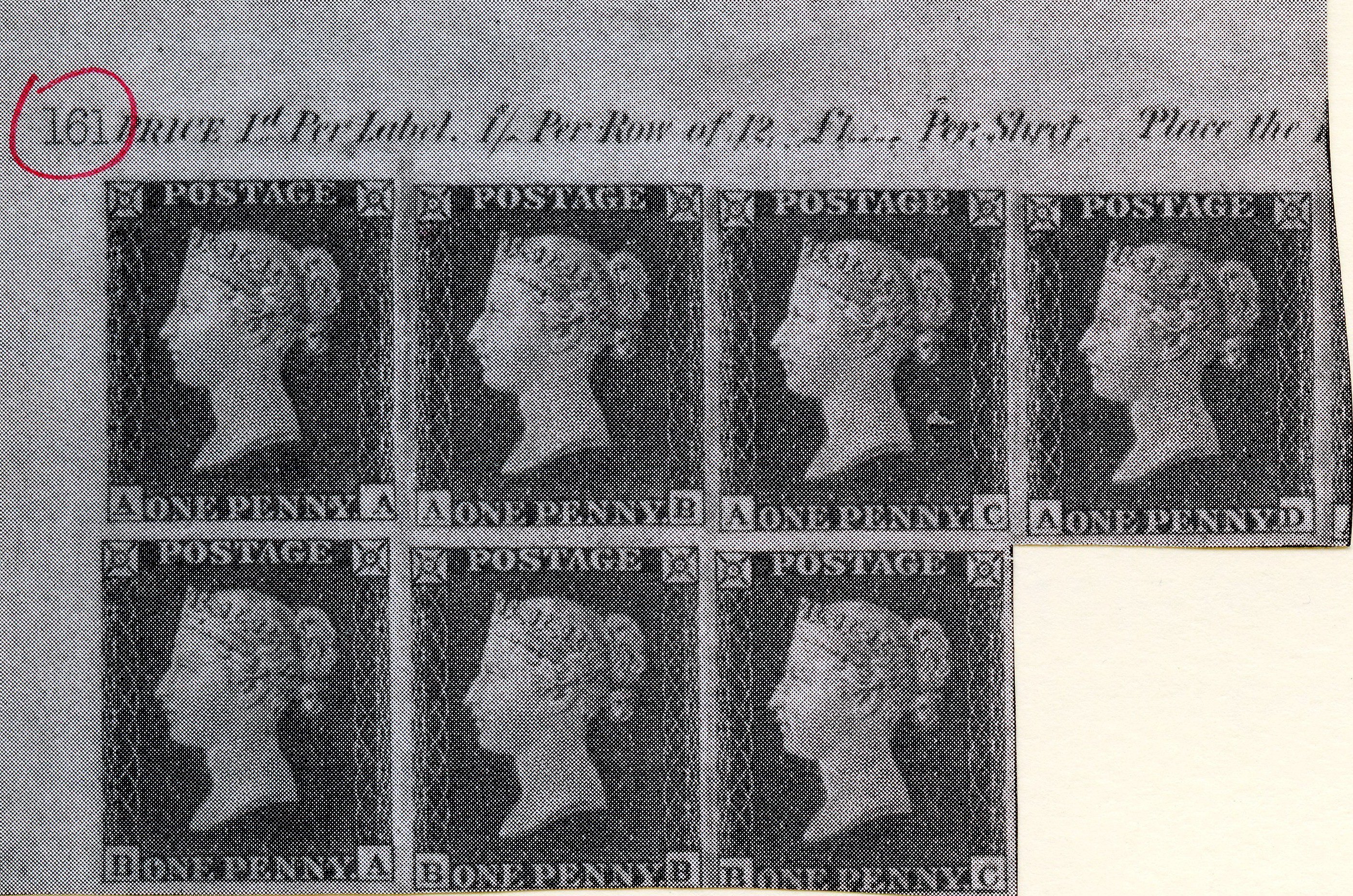 Plate 161 A-B, A-C, A-D, A-E