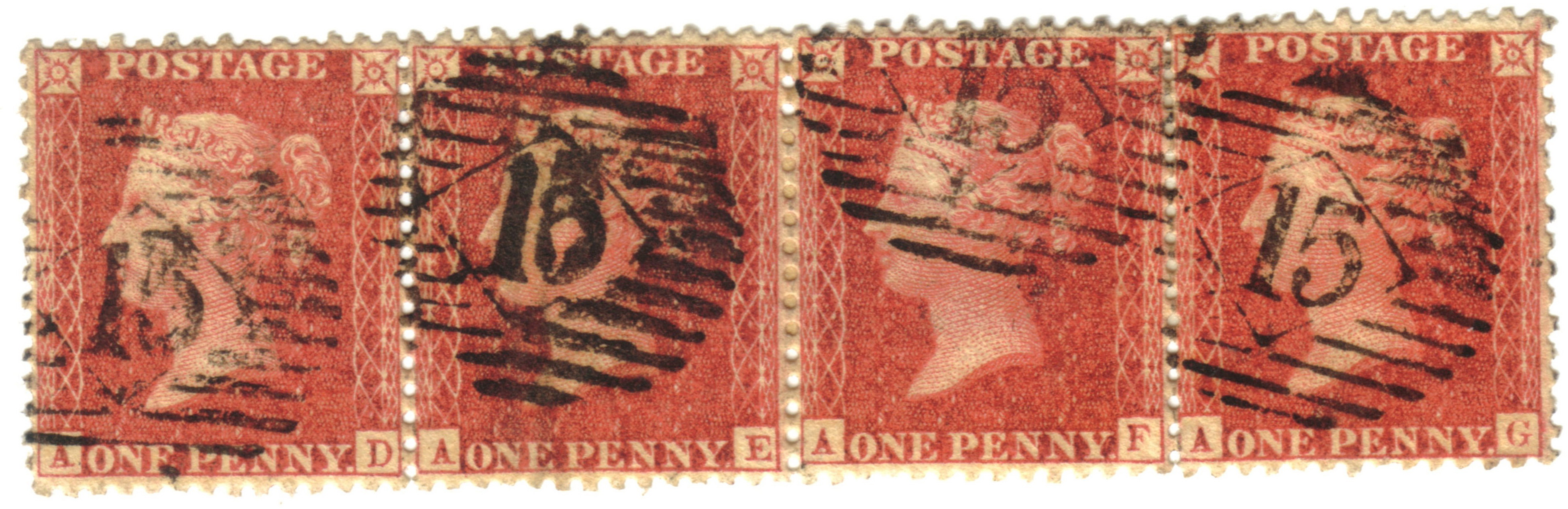 Plate 56 A-D, A-E, A-F, A-G