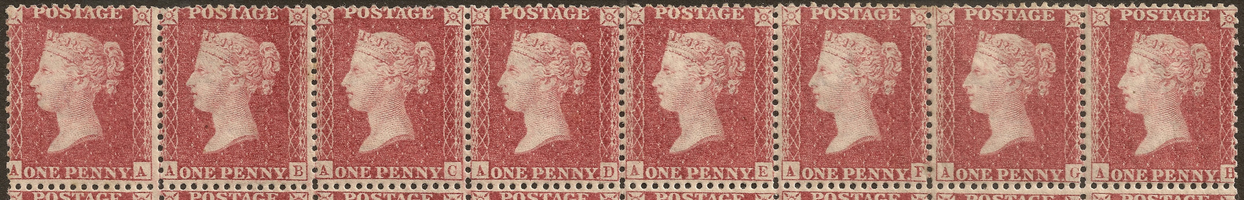 Plate 43 A-A, A-B, A-C, A-D, A-E, A-F, A-G, A-H