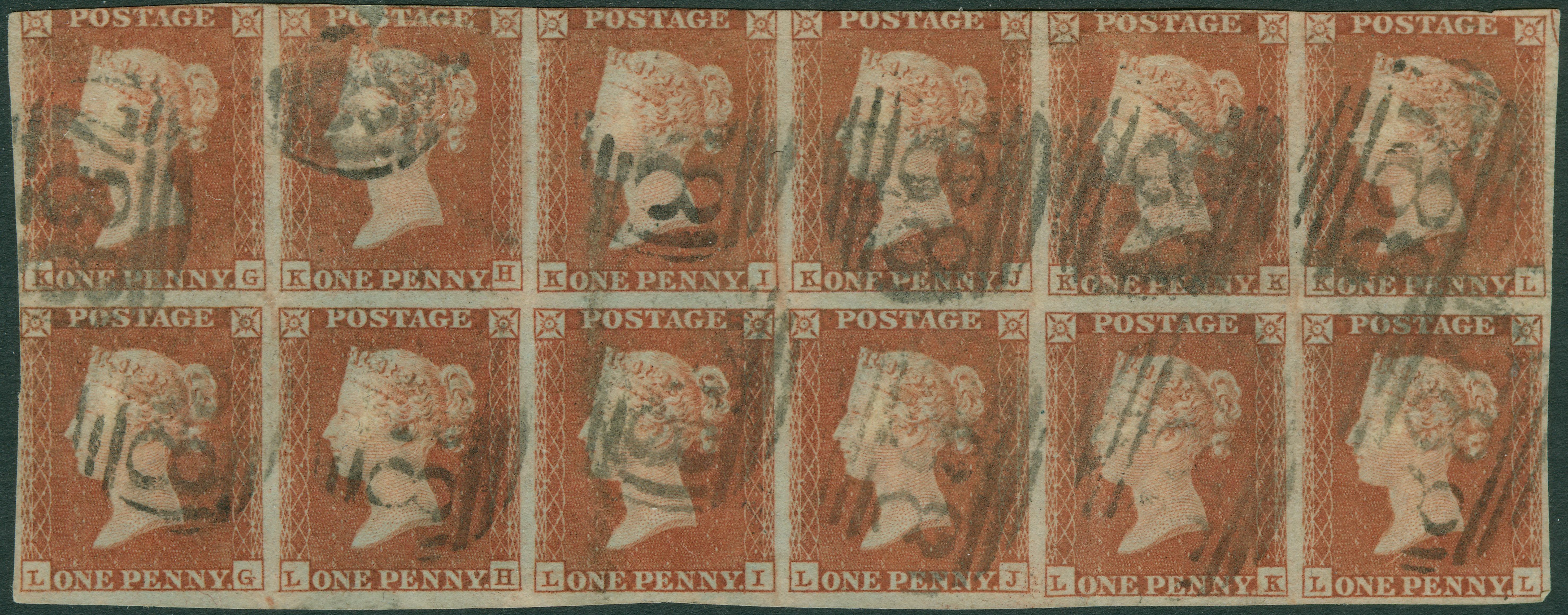 Plate 123 K-G, K-H, K-I, K-J, K-K, K-L