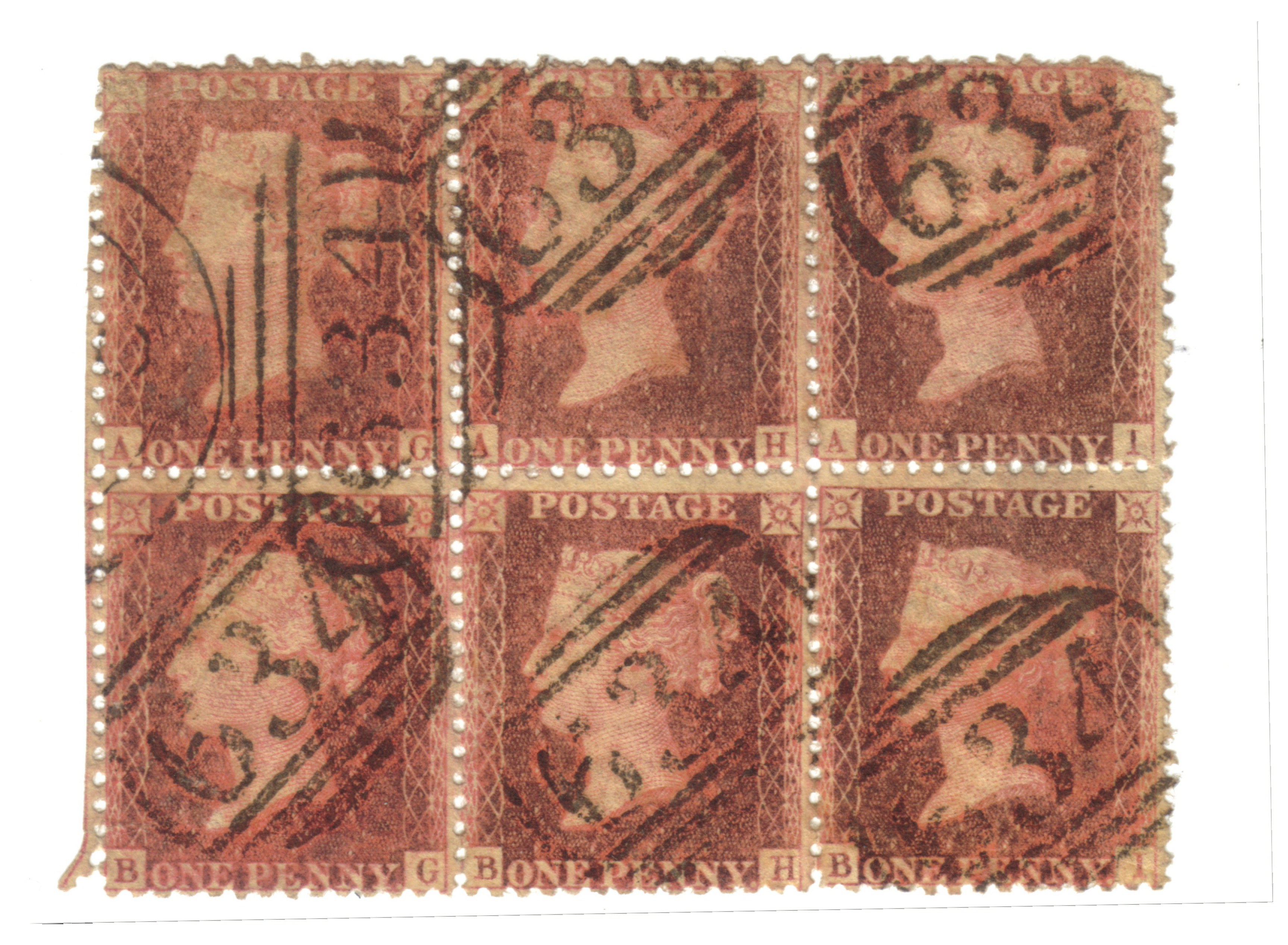 Plate 55 A-G, A-H, A-I