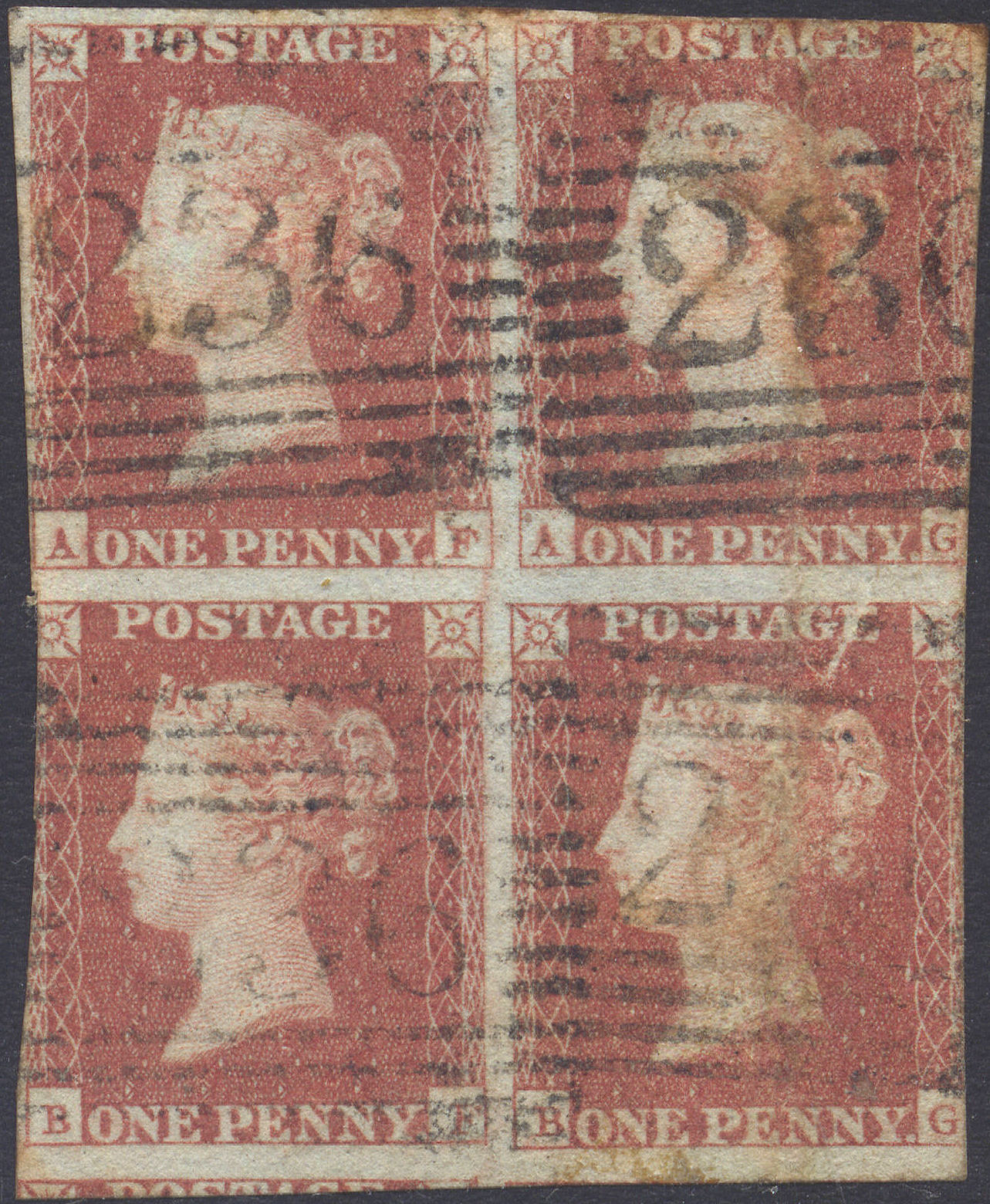 Plate 91 A-F, A-G