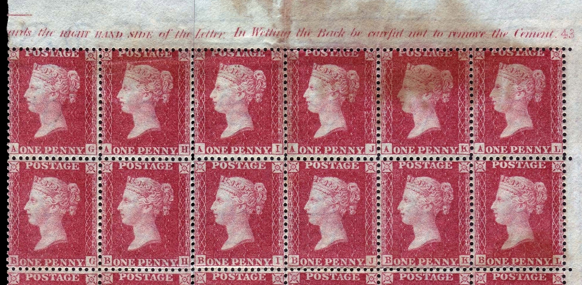 Plate 43 A-G, A-H, A-I, A-J, A-K, A-L