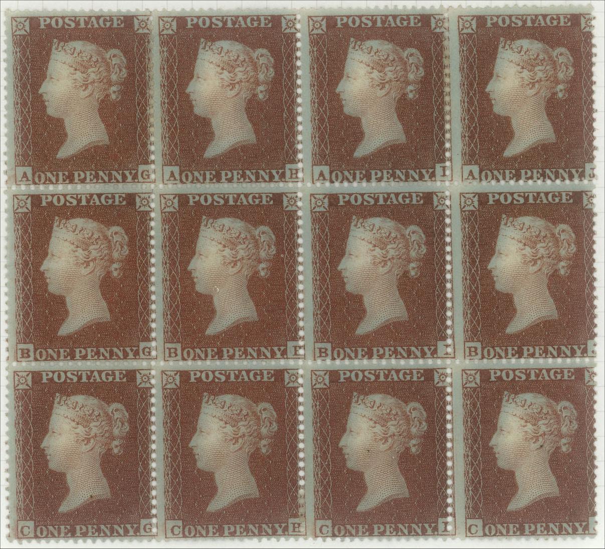 Plate 179 A-G, A-H, A-I, A-J