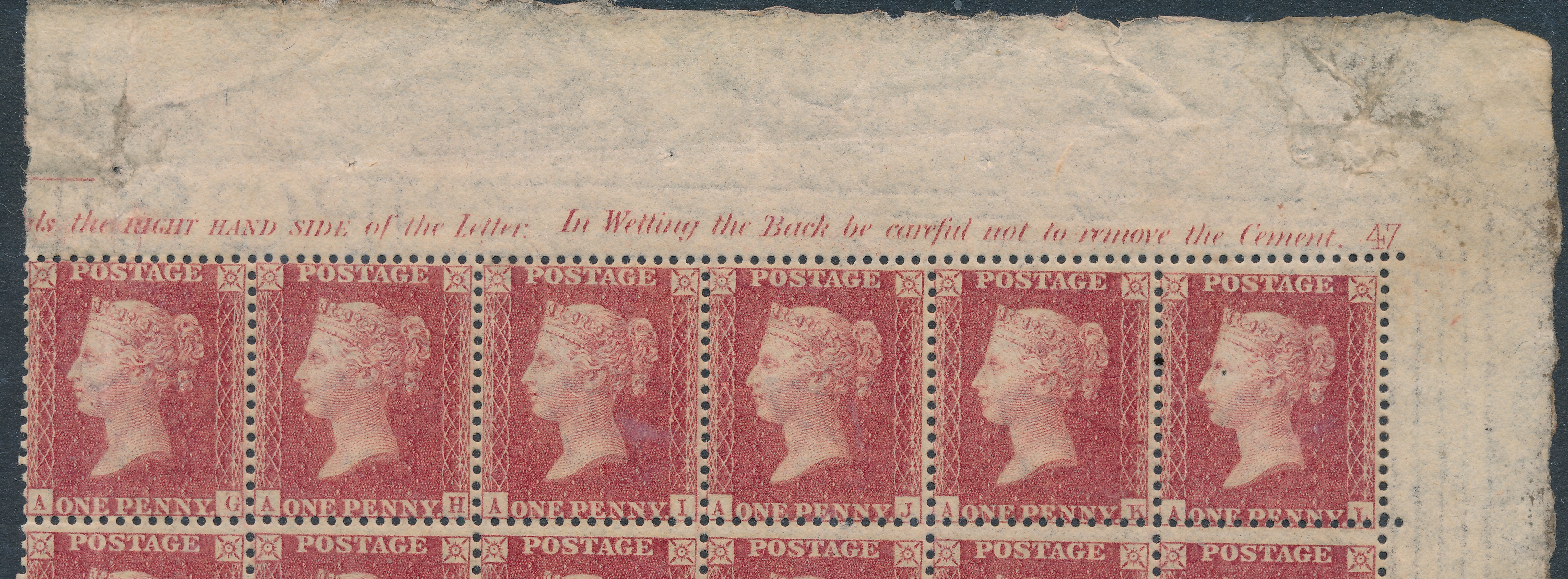 Plate 47 A-G, A-H, A-I, A-J, A-K, A-L