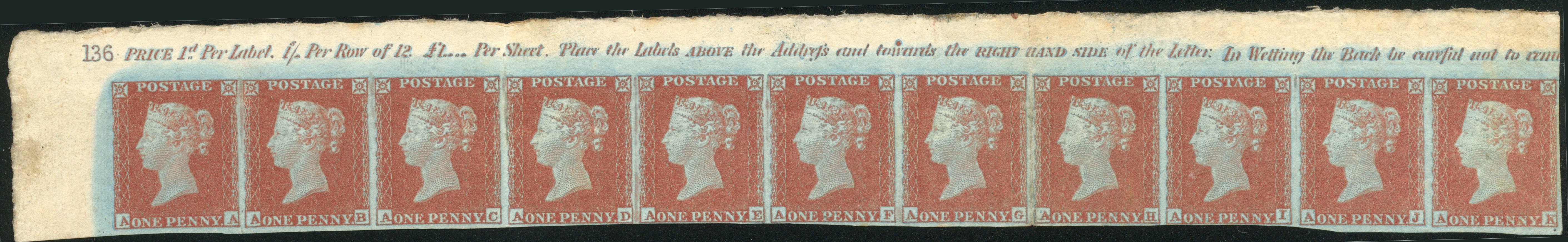 Plate 136 A-A, A-B, A-C, A-D, A-E, A-F, A-G, A-H, A-I, A-J, A-K