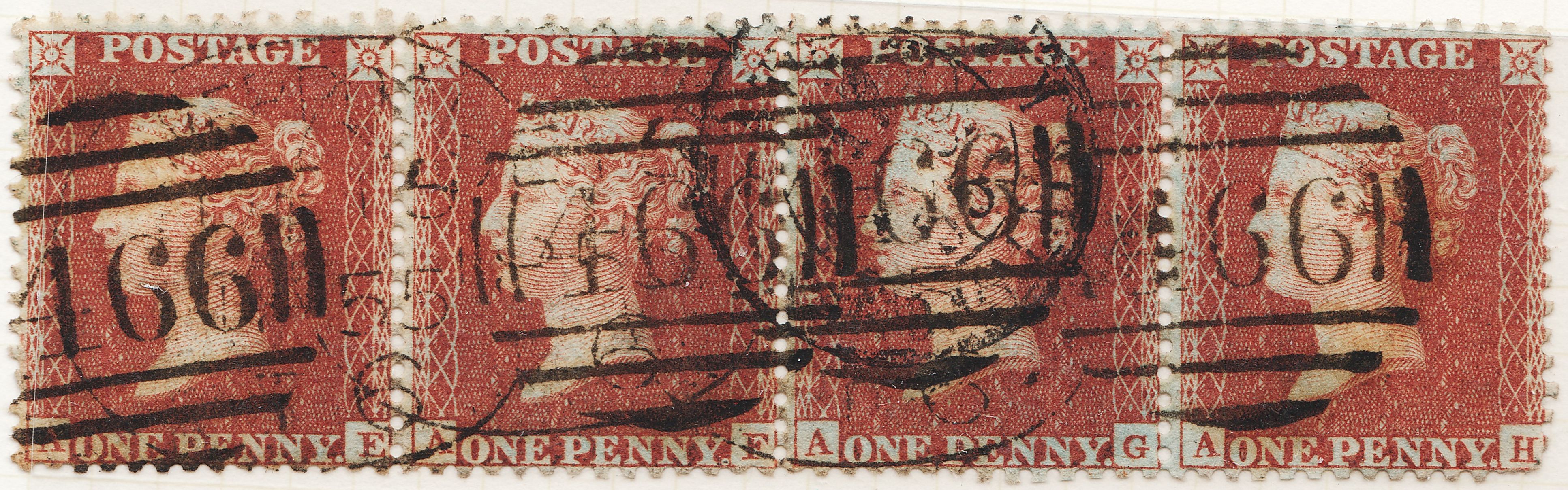 Plate 15 A-E, A-F, A-G, A-H
