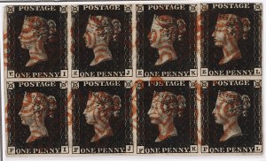 Plate 7 E-I, E-J, E-K, E-L, F-I, F-J, F-K, F-L