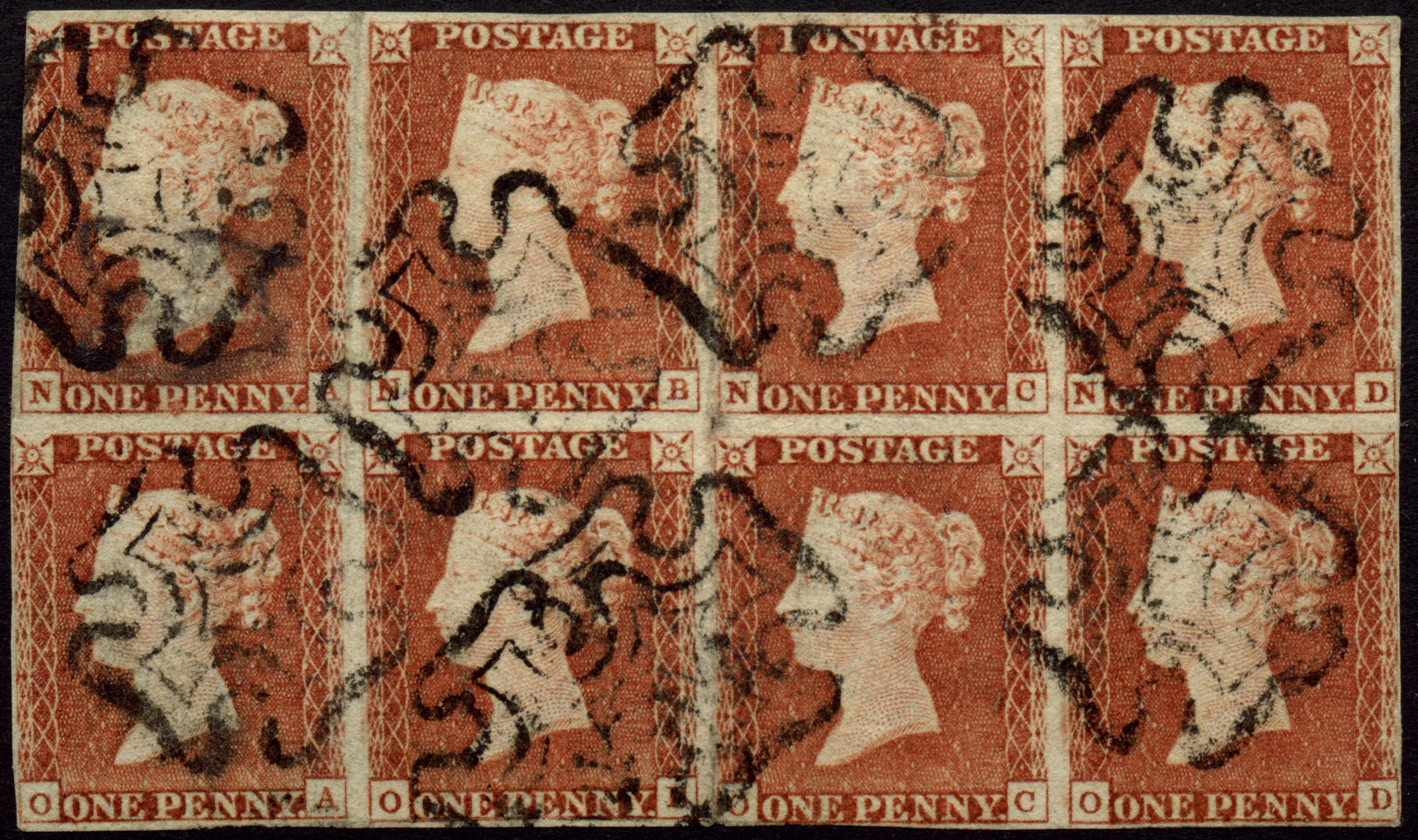 Plate 11 N-A, N-B, N-C, N-D, O-A, O-B, O-C, O-D