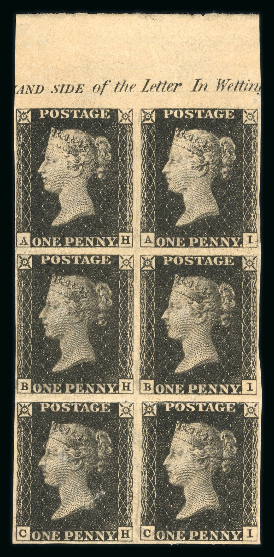Plate 11 A-H, A-I, B-H, B-I, C-H, C-I